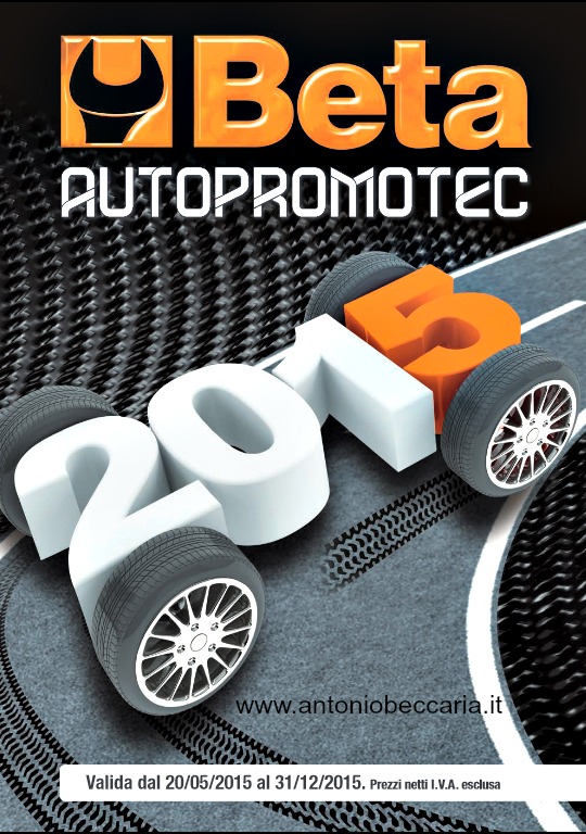 Copertina Beta Autopromotec 2015 Beccaria Antonio Rappresentanze